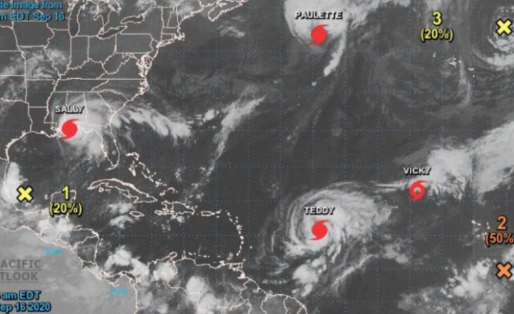 La tormenta Teddy se convierte en huracán