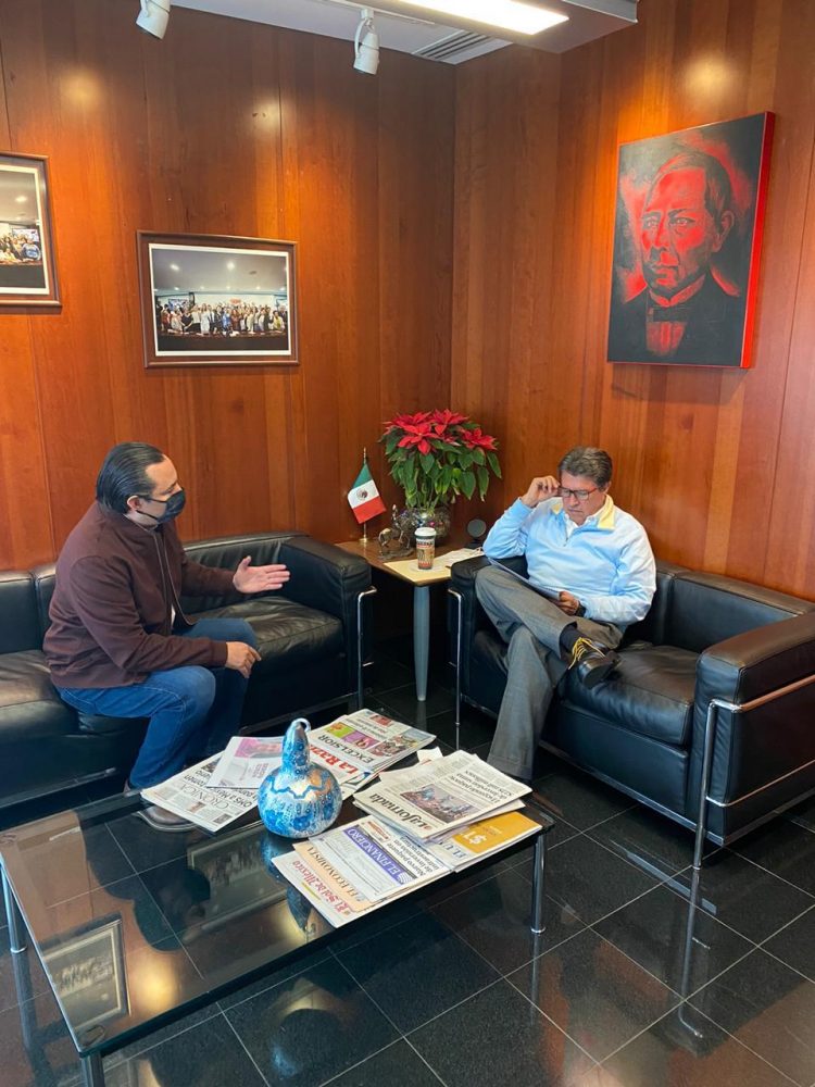 Regidor Sergio Ojeda se reúne con Ricardo Monreal