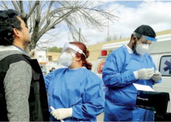 Realizan pruebas de detección de Covid afuera del General