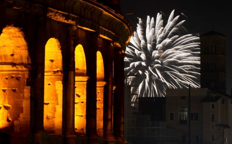 Cientos de aves murieron en Roma por fuegos artificiales de Año Nuevo