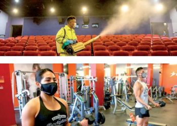 Volverán a cerrar cines y gimnasios