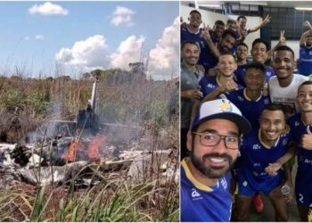 Mueren futbolistas y presidente de club brasileño en accidente aéreo