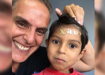 Xavier Ortiz se le aparece a su hijo