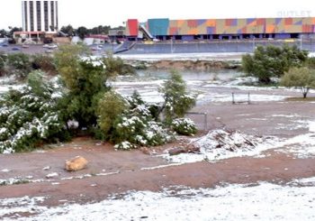 Hay 30% de posibilidades de nevada para el domingo