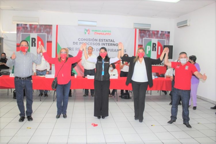 Rendirán aspirantes priístas protesta ante dirigente estatal