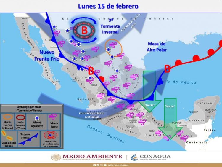 Advierten bajará clima hasta -7º C