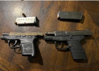 Decomisan armas en casa de seguridad