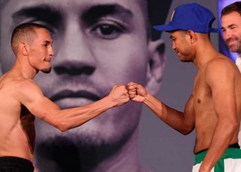 Suspenden a juez que estuvo en la pelea entre el “Gallo” Estrada y “Chocolatito”