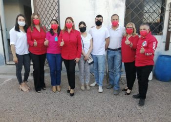 Ofrece Cristabell respaldo absoluto a Laurita Valdez en su campaña