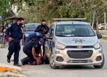 Muere mujer salvadoreña a manos de policías en Tulum
