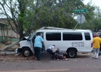 Dos heridos, luego de estrellarse contra un árbol