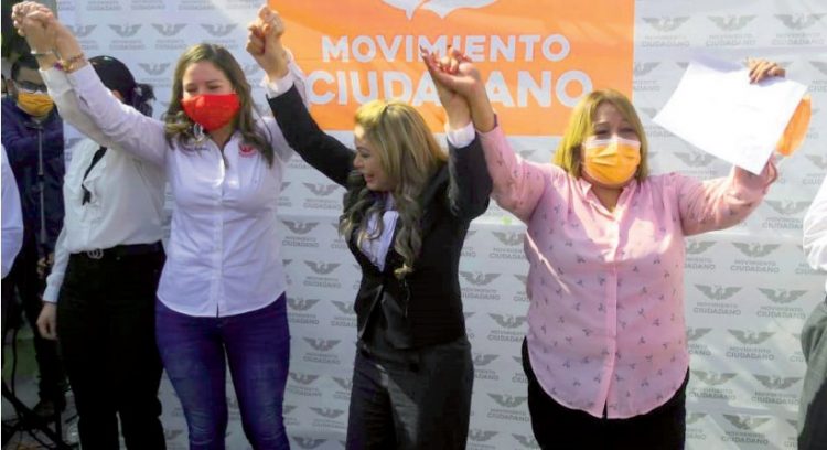 Registra Movimiento Ciudadano a sus candidatas