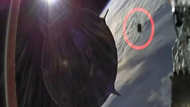 Video del momento en que la Nave de SpaceX casi choca con un ovni