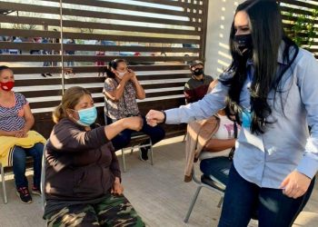 Exige Yahleel Abdala vacunación segura en Nuevo Laredo