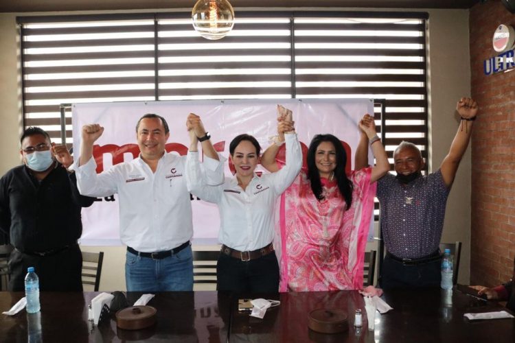 Demuestran militantes de Morena su fuerza y unidad