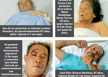 Abandonan a cuatro abuelitos en el General