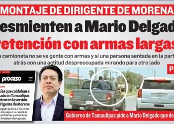 Desmienten a Mario Delgado “retención con armas largas”