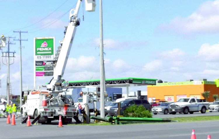 Gasolineras pierden millones por tormenta