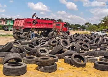 Piden llevar llantas inservibles al acopio de Villas de San Miguel