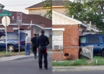 Se mete a casa con todo y su camioneta