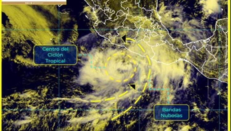 Tormenta »Dolores» avanza en el Pacífico y así afectará a México