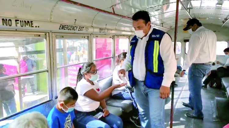 No relajan medidas sanitarias en camiones