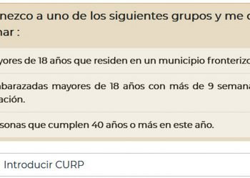 Inician registro anti-Covid para población fronteriza