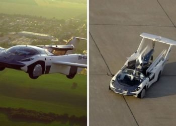 El auto volador que completó un vuelo de prueba entre dos aeropuertos