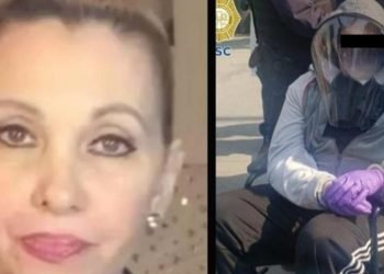 Aida Pierce justifica a su hijo; fue detenido por disfrazarse de anciano para vacunarse