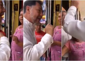 Noroña es fuertemente criticado por discutir con dos adultos mayores | VIDEO