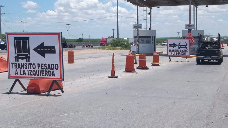 Instalan señalamientos en garita del Kilómetro 26