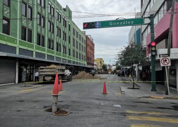 Reparan drenaje en Avenida Guerrero