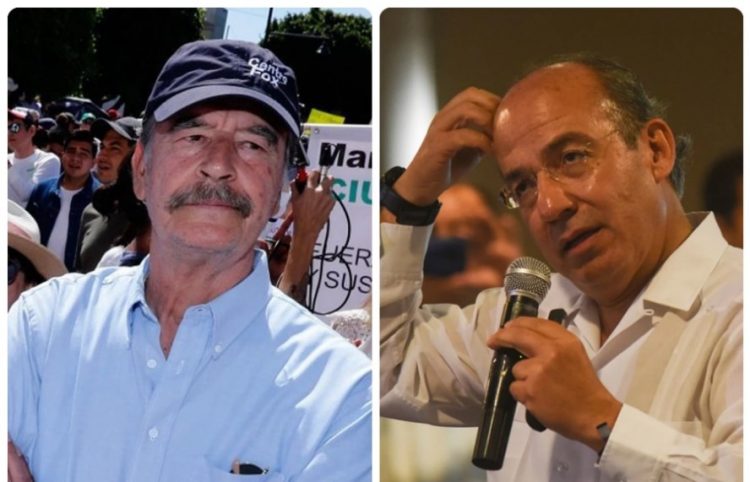 Fox y Calderón celebran baja participación ciudadana en la consulta popular