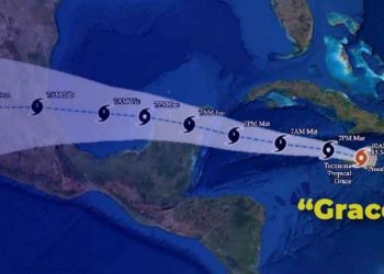 Alertan por efectos de ‘Grace’ el fin de semana