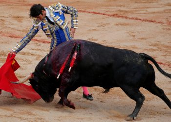 Un toro embiste varias veces a Cayetano Rivera durante una corrida celebrada en España | VIDEO