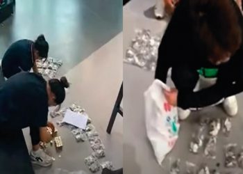 Un hombre paga con morralla un auto de más de 150 mil pesos