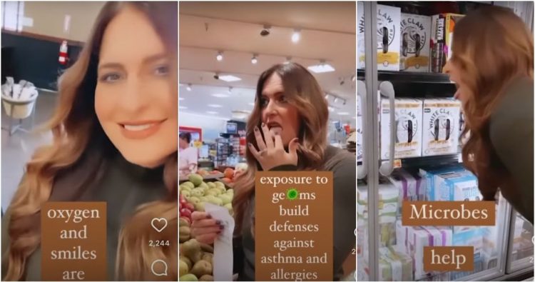 VIDEO | Una mujer lame productos en supermercado para “fortalecer su sistema inmune”