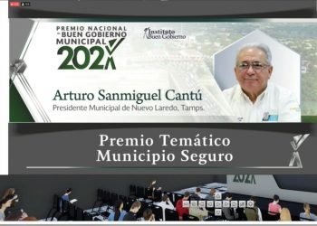 Entregan premio nacional al Gobierno Municipal de Arturo Sanmiguel