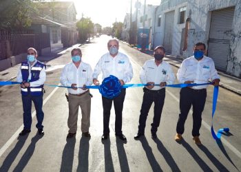 Entrega Arturo Sanmiguel calle Guatemala renovada