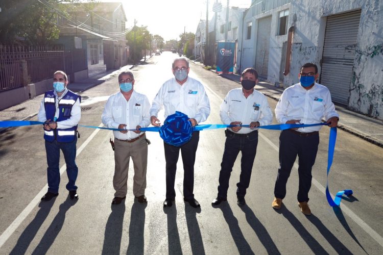 Entrega Arturo Sanmiguel calle Guatemala renovada