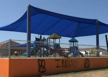 Grafiteros causan daños a parque y compiten en Tik Tok