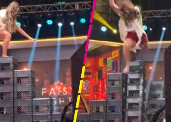 Se les dijo: Conductora mexicana hace el ‘Milk crate challenge’ y termina mal