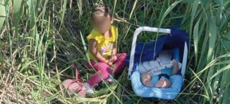 Abandonan a dos bebés en la orilla del Río Grande