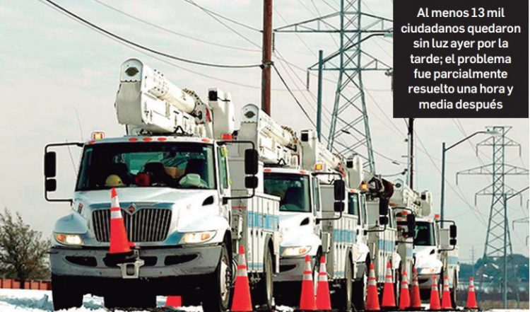 Afectan a Laredo apagones en serie