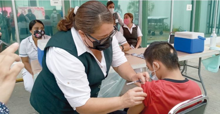 Termina hoy vacunación para niños y adolescentes con comorbilidades