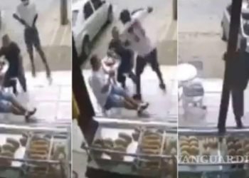 Ladrones pretendían robar en panadería… los asesina un cliente | VIDEO