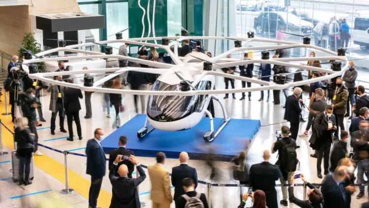 El aeropuerto de Roma revela sus planes para incorporar taxis voladores