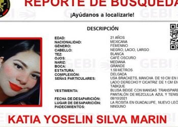 Buscan a Katia; fue a una consulta médica y ya no regresó a su casa