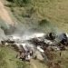 Se estrella e incendia avión con 21 personas a bordo