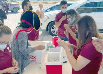 Llega a 8,114 dosis vacunación americana en Nuevo Laredo y Colombia